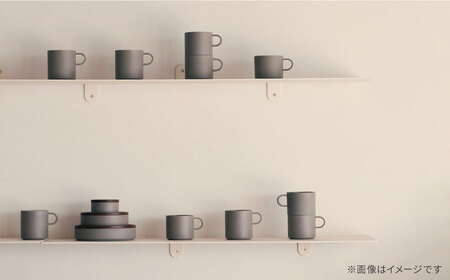 【波佐見焼 HASAMI PORCELAIN】プレート マグカップ Ash White 4点セット【東京西海】[DD248]