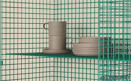 【波佐見焼 HASAMI PORCELAIN】プレート マグカップ Ash White 4点セット【東京西海】[DD248]