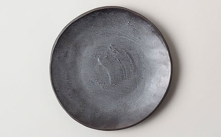 【波佐見焼 マルヒロ】BARBAR たたら 8寸皿 2点セット（銀鉄・油滴天目）[EB215]