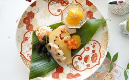 【波佐見焼】組子金襴 古伊万里 7号皿（化粧箱入り）2枚セット【FOURGRACE】[UG06]