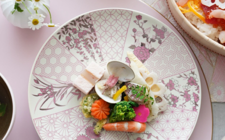 【波佐見焼】金襴 古伊万里 7号皿 紅（化粧箱入り）2枚セット【FOURGRACE】[UG07]