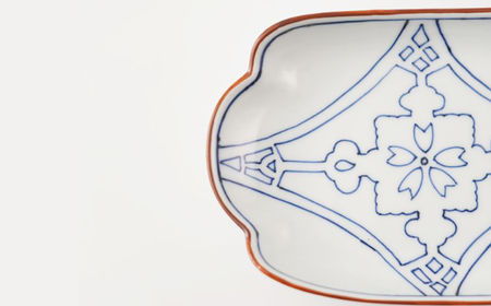 【波佐見焼】桜透かし彫紋 深木甲皿 2枚セット【FOURGRACE】[UG09]