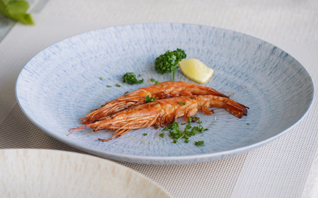 波佐見焼】大皿 sazanami 23.5cmプレート ブルー 2枚【和山】[WB179