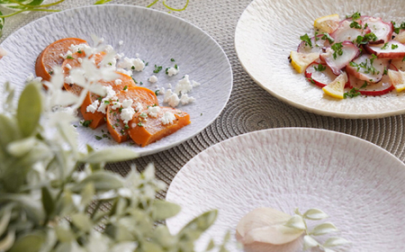 【波佐見焼】大皿 sazanami 23.5cmプレート 5色 セット【和山】[WB181]