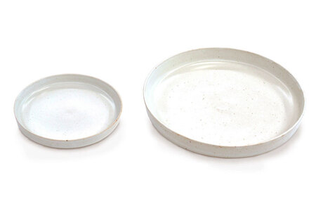 【波佐見焼】zen to 吉田愛 「plate 160・245」 ホワイト 2枚セット【中善】[YE46]