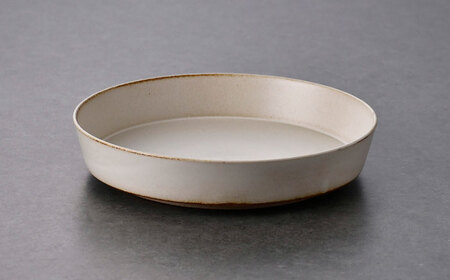 【波佐見焼】kadテラ 深皿 21cm 2枚セット アイボリー・サンド【NISHIYAMAJAPAN】[CB138]