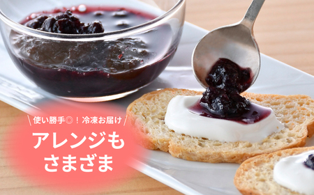 【有機JAS認証】有機ブルーベリー 冷凍 1kg(500g×2袋) 国産 【百笑会】[DA31]