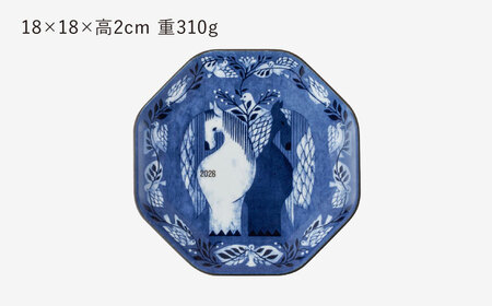 【波佐見焼】福田利之 イヤープレート 2026年【西海陶器】[OA527]