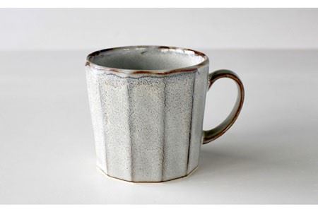 【波佐見焼】ドレイン ペア マグカップ (白・青) 食器 皿 【石丸陶芸】 [LB51]  波佐見焼