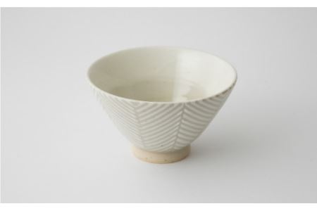 【波佐見焼】ヘリンボーン 茶碗 セット ホワイト 食器 皿 【アイユー】 [UA12]  波佐見焼