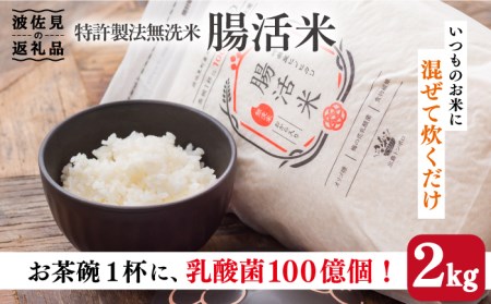 【お中元・ギフトおすすめ】腸活米 2kg ( 無洗米 )【出島トンボロ】 [VD01] 米 白米