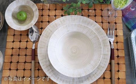 波佐見焼】 Shabby chic style 2人テーブルセット 大皿 深皿 プレート