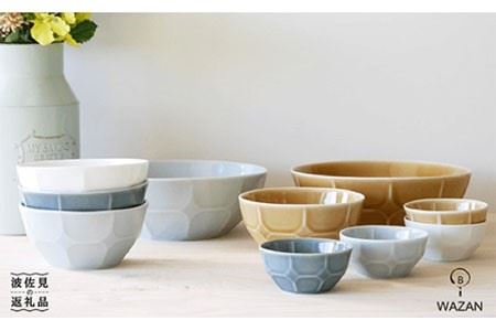 【波佐見焼】ベベル ボウル シリーズ 3サイズ 10個セット 食器 小鉢 【和山】 [WB08]  波佐見焼