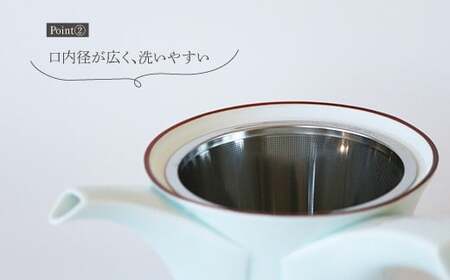 【波佐見焼】オリジナル 新型急須（中）【とう器ハウス】 [YB01] 