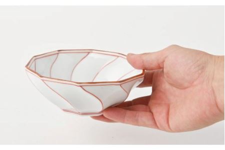 波佐見焼】ねじり線 ねじり 小鉢 10個セット(赤・青 各5点) 食器 皿