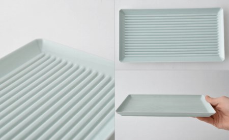 【波佐見焼】使いやすさ抜群！ groove(グルーヴ) 長角皿 プレート 5色セット 食器 皿 【福田陶器店】 [PA37] 波佐見焼