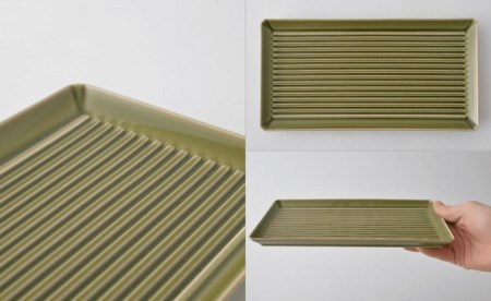 【波佐見焼】使いやすさ抜群！ groove(グルーヴ) 長角皿 プレート 5色セット 食器 皿 【福田陶器店】 [PA37] 波佐見焼