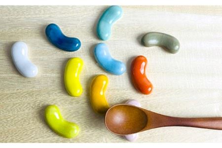 【波佐見焼】ビーンズ 箸置き 10色セット 食器 皿 【大新窯】 [DC58]  波佐見焼