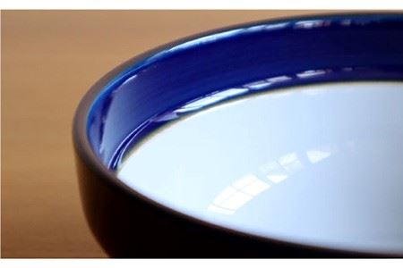 【白山陶器】【ロングライフデザイン】マルティブルー 5号ボール 5枚セット 食器 皿 【波佐見焼】 [TA103]