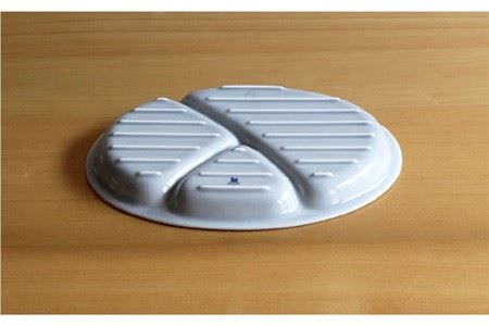 【白山陶器】【仕切り皿】Yトレイ(大) グレイ 2枚セット 食器 皿 【波佐見焼】 [TA99] 波佐見焼