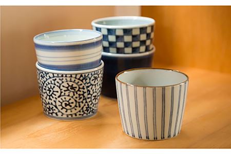 【波佐見焼】藍屋絵変り カップ そばちょこ 揃 食器 皿 【西海陶器】 1 31854 [OA180] 波佐見焼