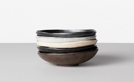 【波佐見焼 マルヒロ】BARBAR たたら 中鉢（5点）全5柄 [EB20] 波佐見焼