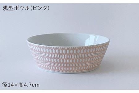 波佐見焼】センティアラポール 浅型 ボウル 5色セット 食器 皿 【西山