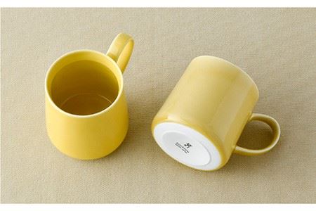 【波佐見焼】マグカップ 2個セット （イエロー）コーヒーカップ スープマグ スープカップ  食器 皿 【光春窯】 [XD17] 波佐見焼