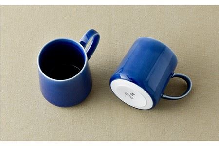 【波佐見焼】マグカップ 2個セット （ブルー） スープカップ スープマグ 食器 皿 【光春窯】 [XD21] 波佐見焼