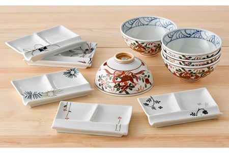 【波佐見焼】オリジナルセットアップ商品 茶碗 小皿 食器 皿 【団陶器/不二商店】 [NB69] 波佐見焼