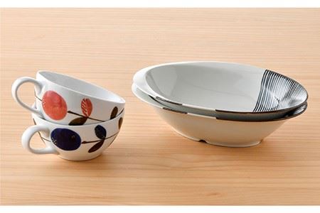 【波佐見焼】オリジナルセットアップ商品 ボウル スープカップ 食器 皿 【陶もと/堀江陶器】 [NB85] 波佐見焼