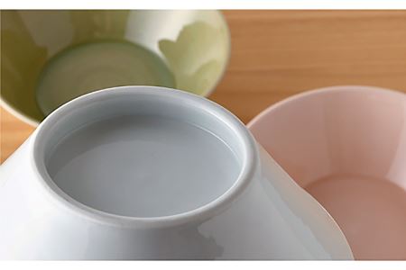 波佐見焼】パステルカラー 4色 高台 小鉢 小皿 食器 ボウル 【舘山堂