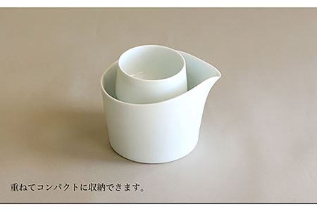 【大感謝祭対象】【波佐見焼】白磁の酒器セット 片口 ちょこ 食器 皿 【アトリエビスク】 [RD20]  波佐見焼