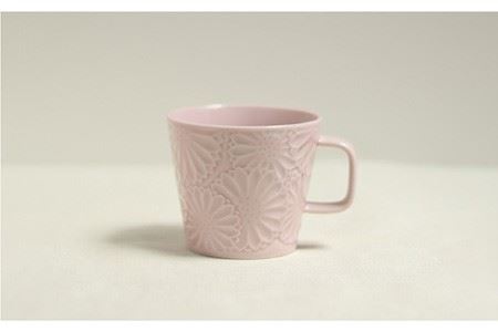 【波佐見焼】マリーゴールド マグカップ ペア（青白・ライトピンク） 食器 皿 【翔芳窯】 [FE17]  波佐見焼