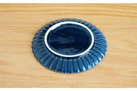 【波佐見焼】花しのぎ トリオ 取皿 プレート (織部・藍・鴬茶) 食器 皿 【団陶器】 [PB77] 波佐見焼