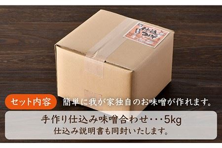 【ご自宅で簡単熟成！ひと手間が美味しい】仕込み合わせ味噌【原味噌本店】 [CA16] 