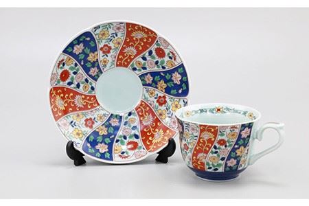 【波佐見焼】友禅桜絵 珈琲碗皿2客揃 食器 カップ 【不二商店】 [UC04] 波佐見焼