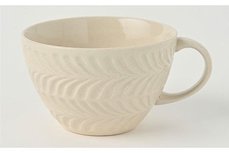 【波佐見焼】ローズマリー スープカップ アイボリー 5個セット 食器 皿 【福田陶器店】 [PA223]  波佐見焼