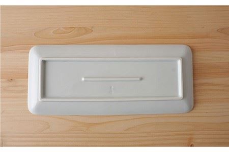 【波佐見焼】千段格子 長角皿 プレート 5枚セット 食器 皿 【陶もと】 [PE15] 波佐見焼