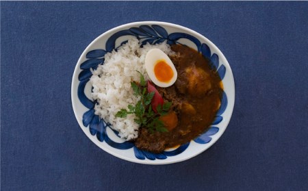 【波佐見焼】zen to 阿部 薫太郎 カレー皿「daily spice plate」ブルー・ブラウンセット 食器 パスタ皿 【中善】 [YE01] 波佐見焼