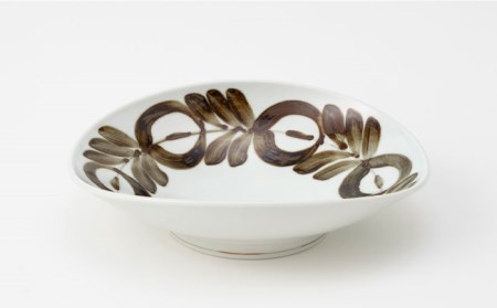 【波佐見焼】zen to 阿部 薫太郎 カレー皿「daily spice plate」ブルー・ブラウンセット 食器 パスタ皿 【中善】 [YE01] 波佐見焼