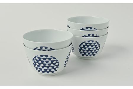 【波佐見焼】シュエット ミドル丼 どんぶり プチプチ 5個セット 食器 皿 【福田陶器店】 [PA236]  波佐見焼