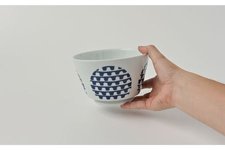 【波佐見焼】シュエット ミドル丼 どんぶり プチプチ 5個セット 食器 皿 【福田陶器店】 [PA236]  波佐見焼