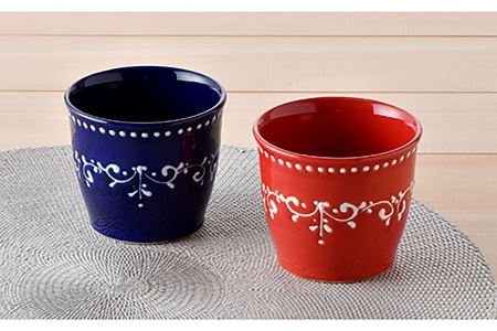 【波佐見焼】トルコ唐草 茶碗・ カップ  4点セット 湯呑み スープカップ どんぶり 食器 皿 【トーエー】 [QC53] 波佐見焼