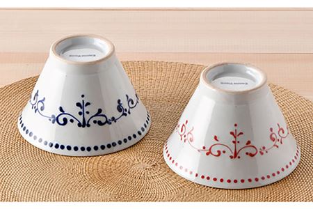 【波佐見焼】アラベスク 茶碗・ カップ 4点セット 湯呑み スープカップ どんぶり 食器 皿 【トーエー】 [QC54] 波佐見焼