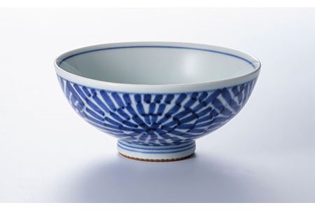 波佐見焼】古伊万里 青磁絵（手描）茶漬 5客揃 B 茶碗 食器 皿 【不二