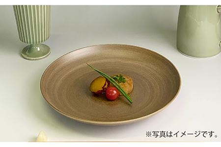 波佐見焼】Shabbyカラー 24cm プレート 4色セット 大皿 パスタ皿 食器