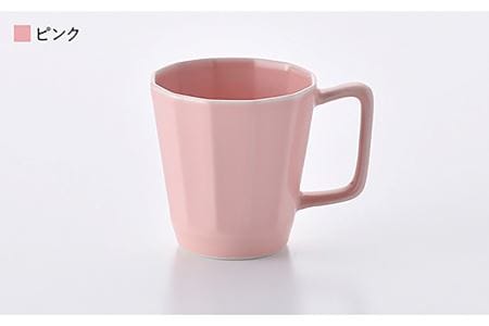 【波佐見焼】面取マグカップ ペア（ピンク・ミントブルー） スープカップ スープマグ  食器 皿 【重山陶器】 [ZB11]  波佐見焼