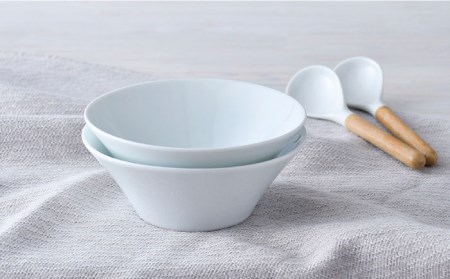 【波佐見焼】高台小鉢 ホワイト 2個セット 食器 皿 【舘山堂】 [RC34]  波佐見焼