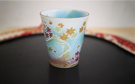 【波佐見焼】赤富士 あけぼのプレミアム マグカップ スカイブルー 食器 皿 【葉山窯】 [KF02]  波佐見焼